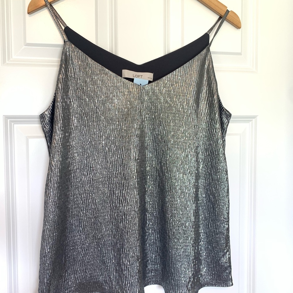 Loft Shimmer Tank Top